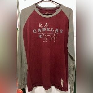 ♻️DONATING♈️Cabela’s Cotton Long Sleeve T-Shirt